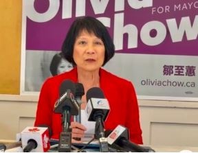 邹至蕙宣布中文競選口號，承諾打造更宜居多倫多
